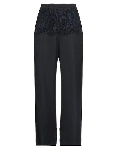 Navy blue Lace Casual pants
