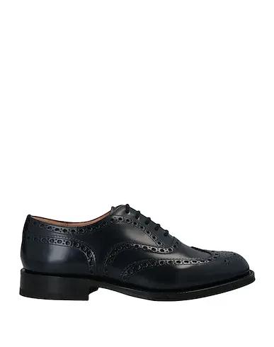 Navy blue Laced shoes