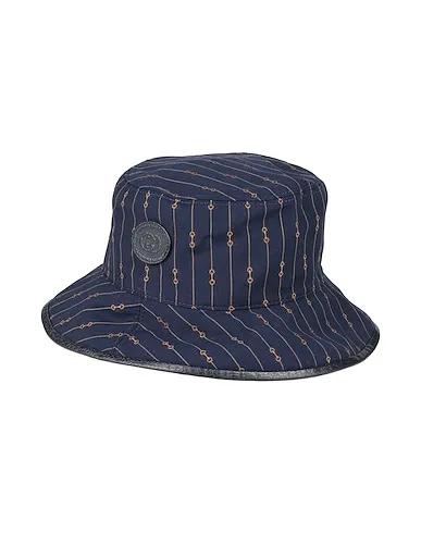 Navy blue Leather Hat