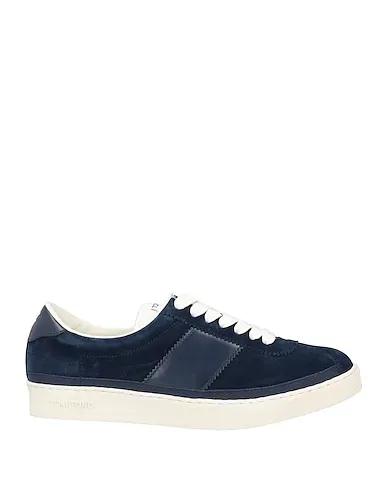 Navy blue Leather Sneakers