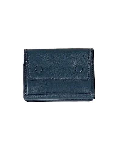 Navy blue Leather Wallet