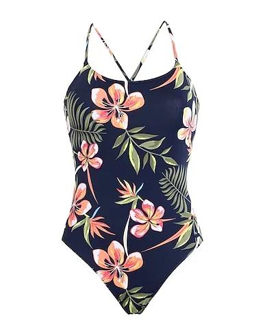 Navy blue One-piece swimsuits RX Costume intero Roxy Into The Sun One Piece
