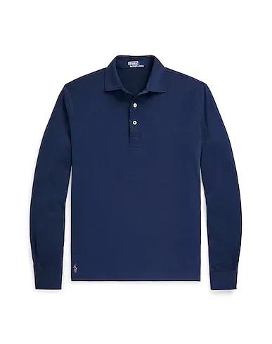 Navy blue Polo shirt CUSTOM SLIM FIT JERSEY POLO SHIRT
