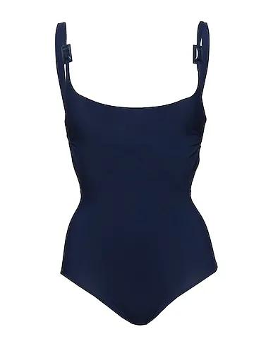 Navy blue Synthetic fabric One-piece swimsuits