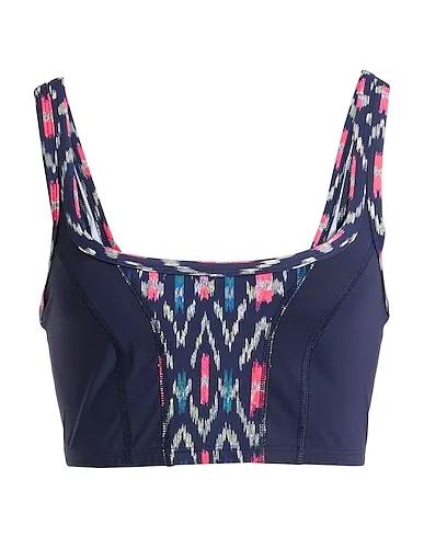 Navy blue Synthetic fabric Top