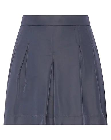 Navy blue Taffeta Mini skirt