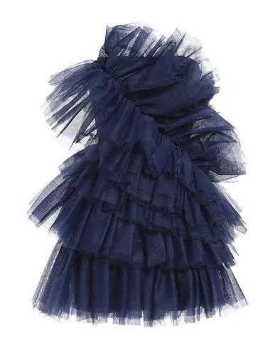 Navy blue Tulle Short dress