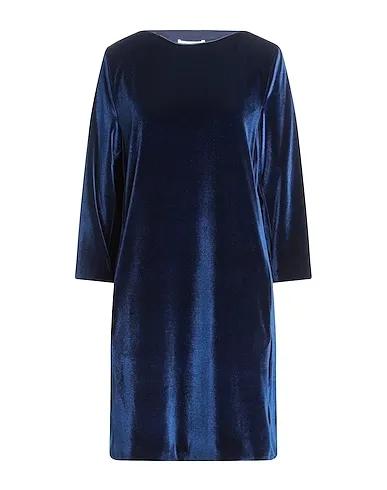 Navy blue Velvet Short dress