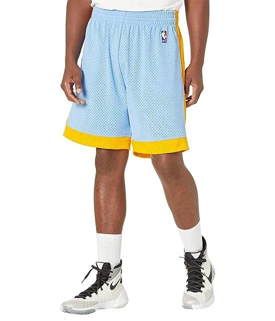 NBA Swingman Shorts Lakers 2001