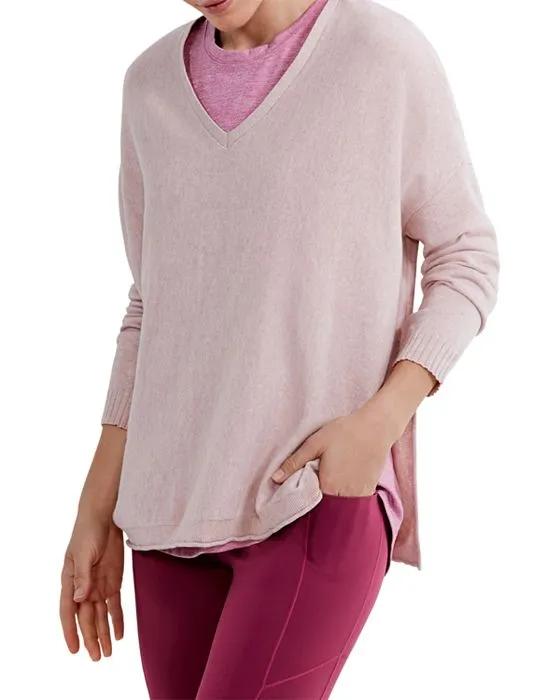 NIC+ZOE Cool Down Side Slit Sweater