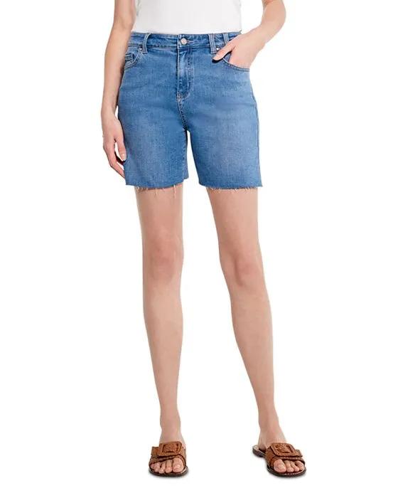 NIC+ZOE Petites Denim Shorts in Horizon