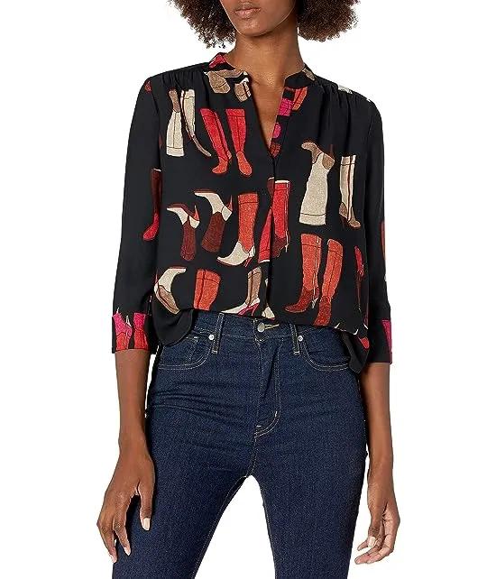 NIC+ZOE Women's These Boots Blouse