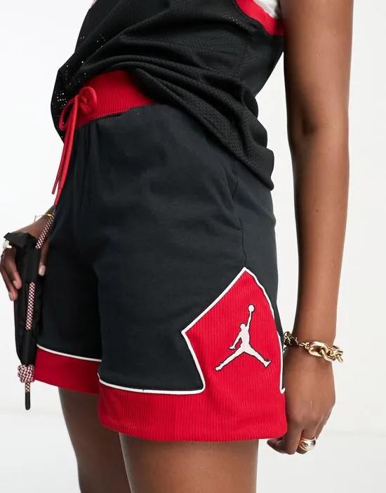 Nike  Diamond shorts in black - part of a set