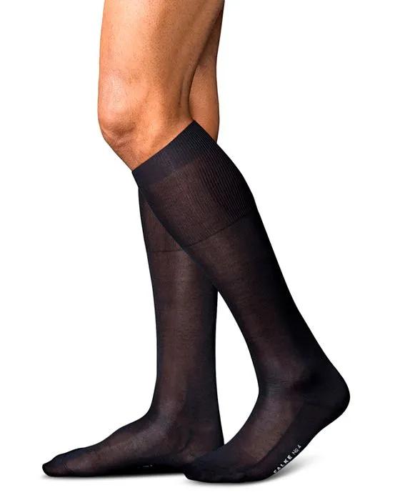 No. 4 Silk & Nylon Knee High Dress Socks 