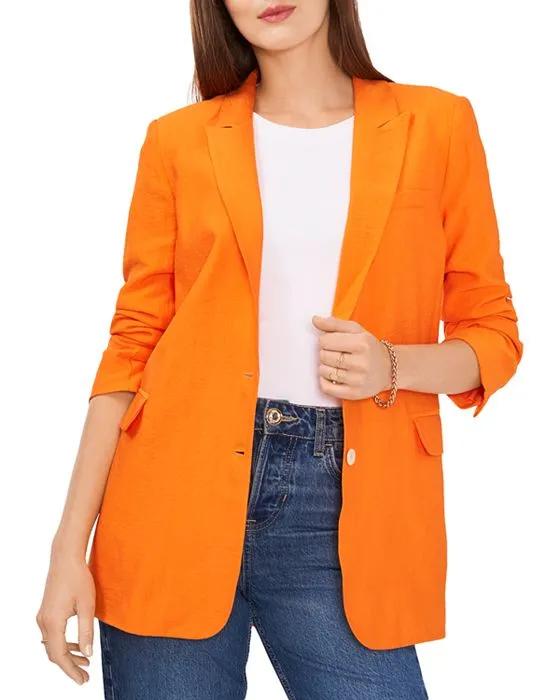 Notched Collar Blazer