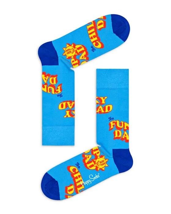 Number One Dad Crew Socks 