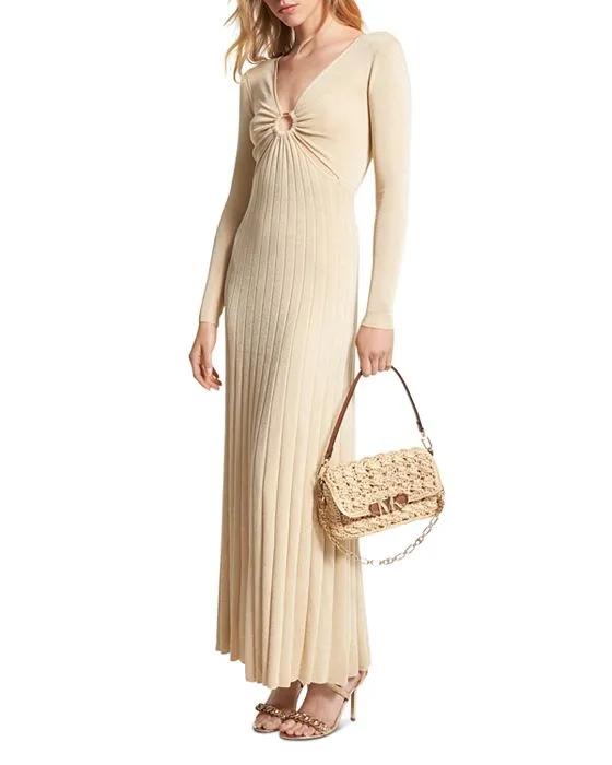 O Ring Cutout Maxi Dress