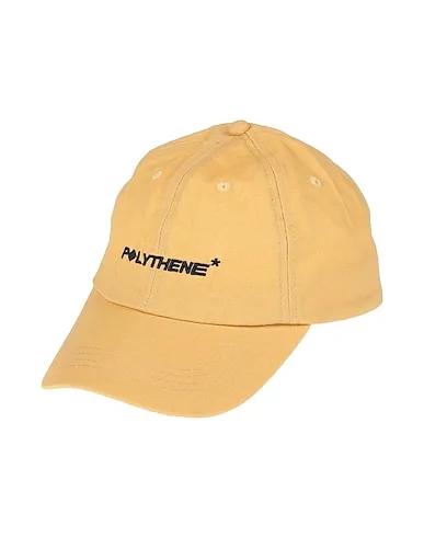 Ocher Cotton twill Hat