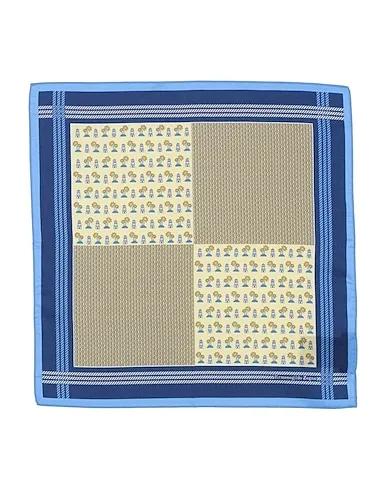 Ocher Cotton twill Scarves and foulards