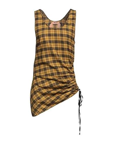 Ocher Flannel Top