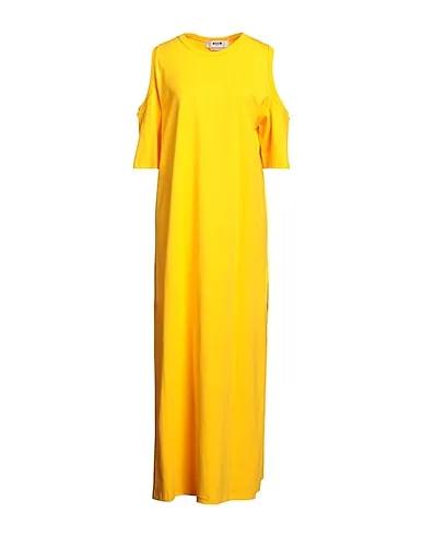 Ocher Jersey Long dress
