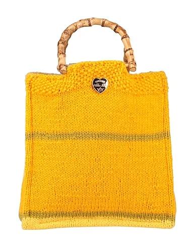 Ocher Knitted Handbag