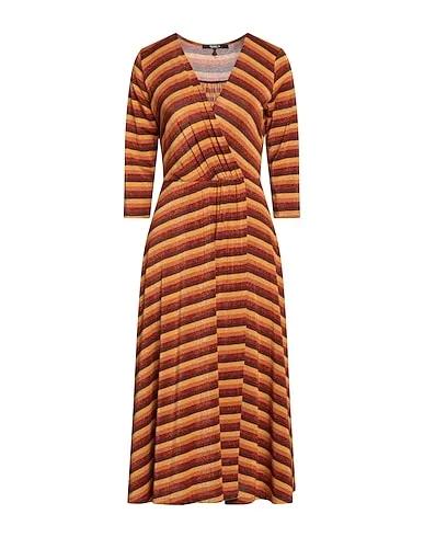 Ocher Knitted Midi dress
