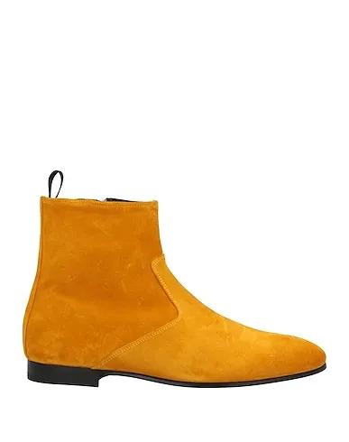 Ocher Leather Boots
