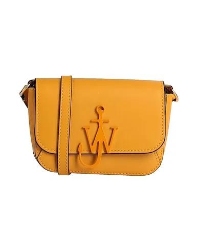 Ocher Leather Cross-body bags