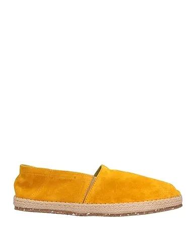 Ocher Leather Espadrilles