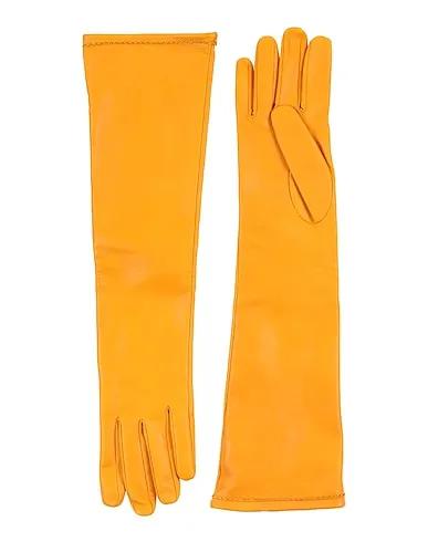 Ocher Leather Gloves