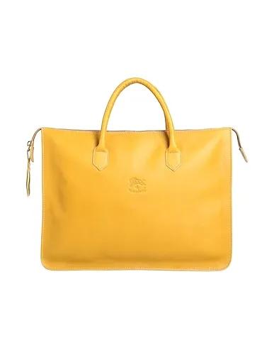 Ocher Leather Handbag