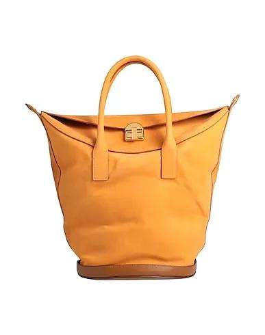 Ocher Leather Handbag