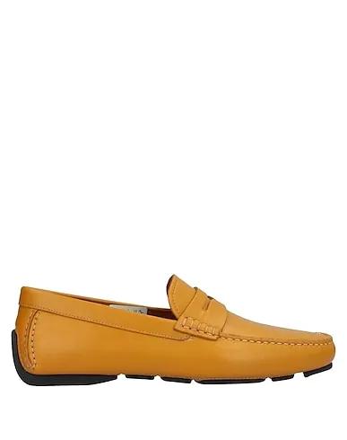 Ocher Leather Loafers