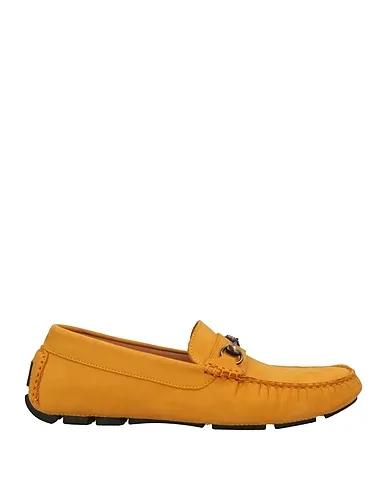 Ocher Leather Loafers