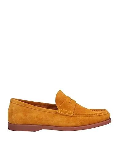 Ocher Leather Loafers