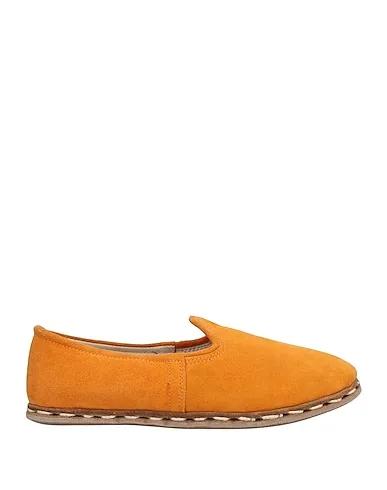 Ocher Leather Loafers