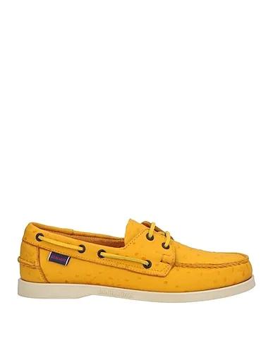 Ocher Leather Loafers