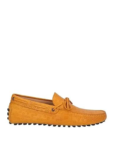 Ocher Leather Loafers