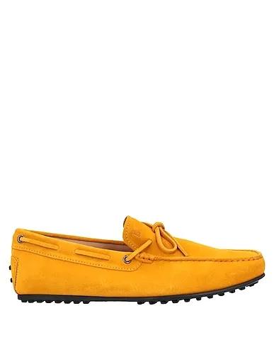 Ocher Leather Loafers