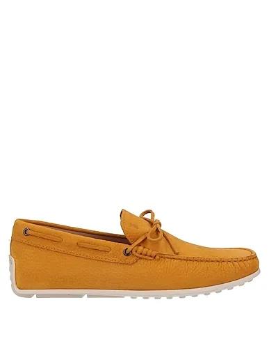 Ocher Leather Loafers