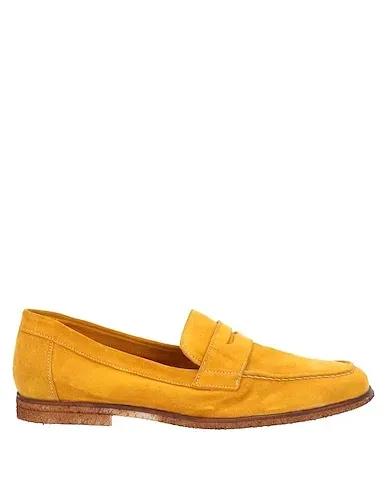 Ocher Leather Loafers