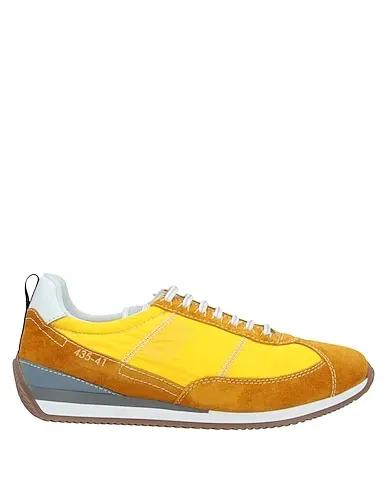 Ocher Leather Sneakers