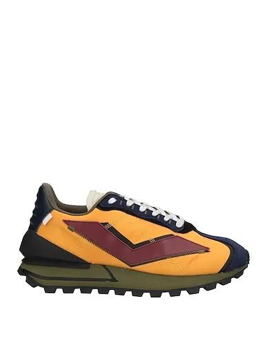 Ocher Leather Sneakers