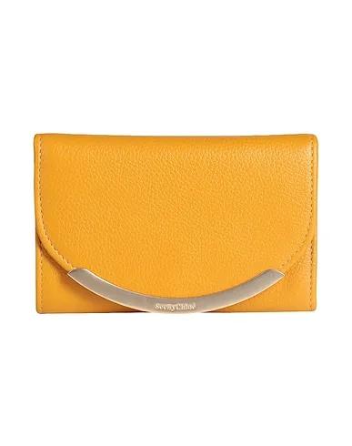Ocher Leather Wallet