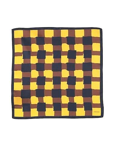 Ocher Satin Scarves and foulards