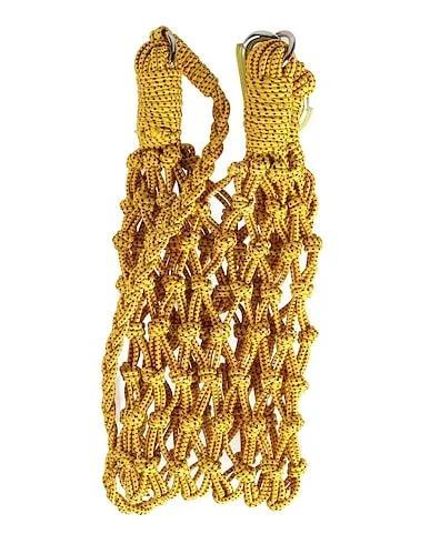 Ocher Techno fabric Cross-body bags