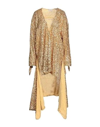 Ocher Tulle Full-length jacket