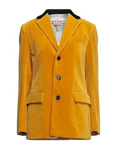 Ocher Velvet Blazer