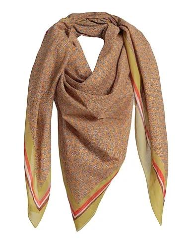 Ocher Voile Scarves and foulards